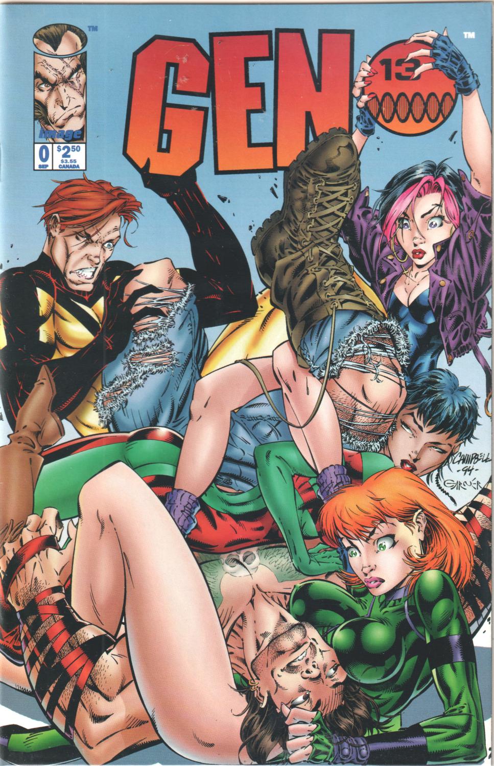 GEN 13 MINI-SERIES #0-5 1994 COMPLETE SET