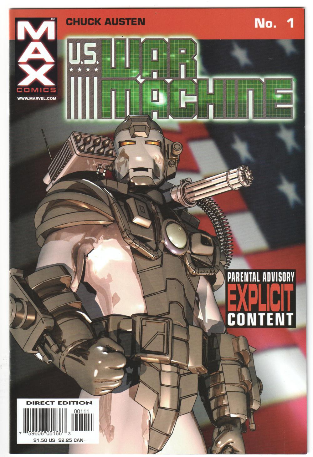 U.S. WAR MACHINE 1-12 MATURE NOTICE COMPLETE SET