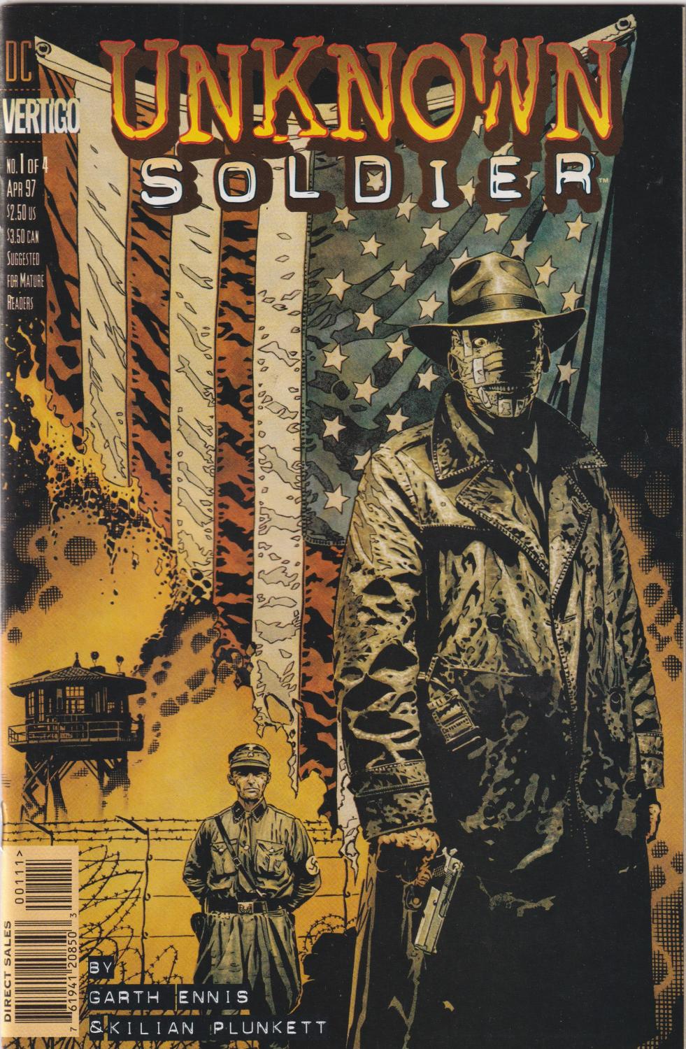 UNKNOWN SOLDIER #1-4 DC 1997 COMPLETE SET