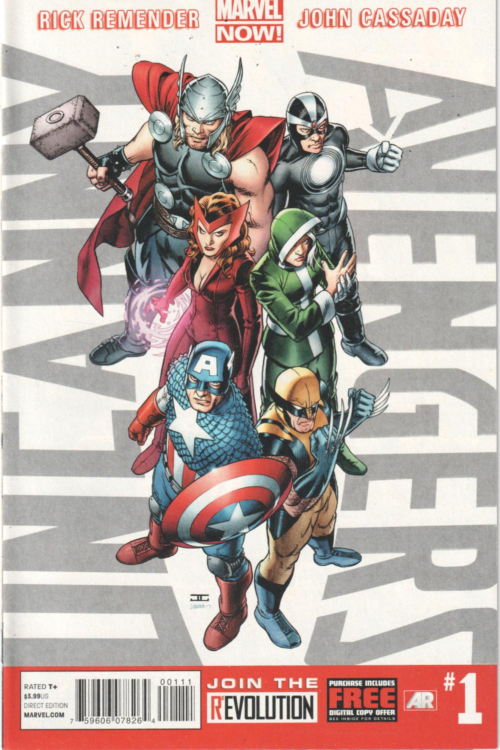 UNCANNY AVENGERS # 1-25 + ANNUAL 2012 COMPLETE SET