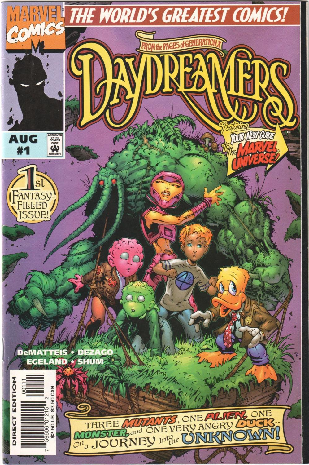 DAYDREAMERS #1-3 1997 COMPLETE SET