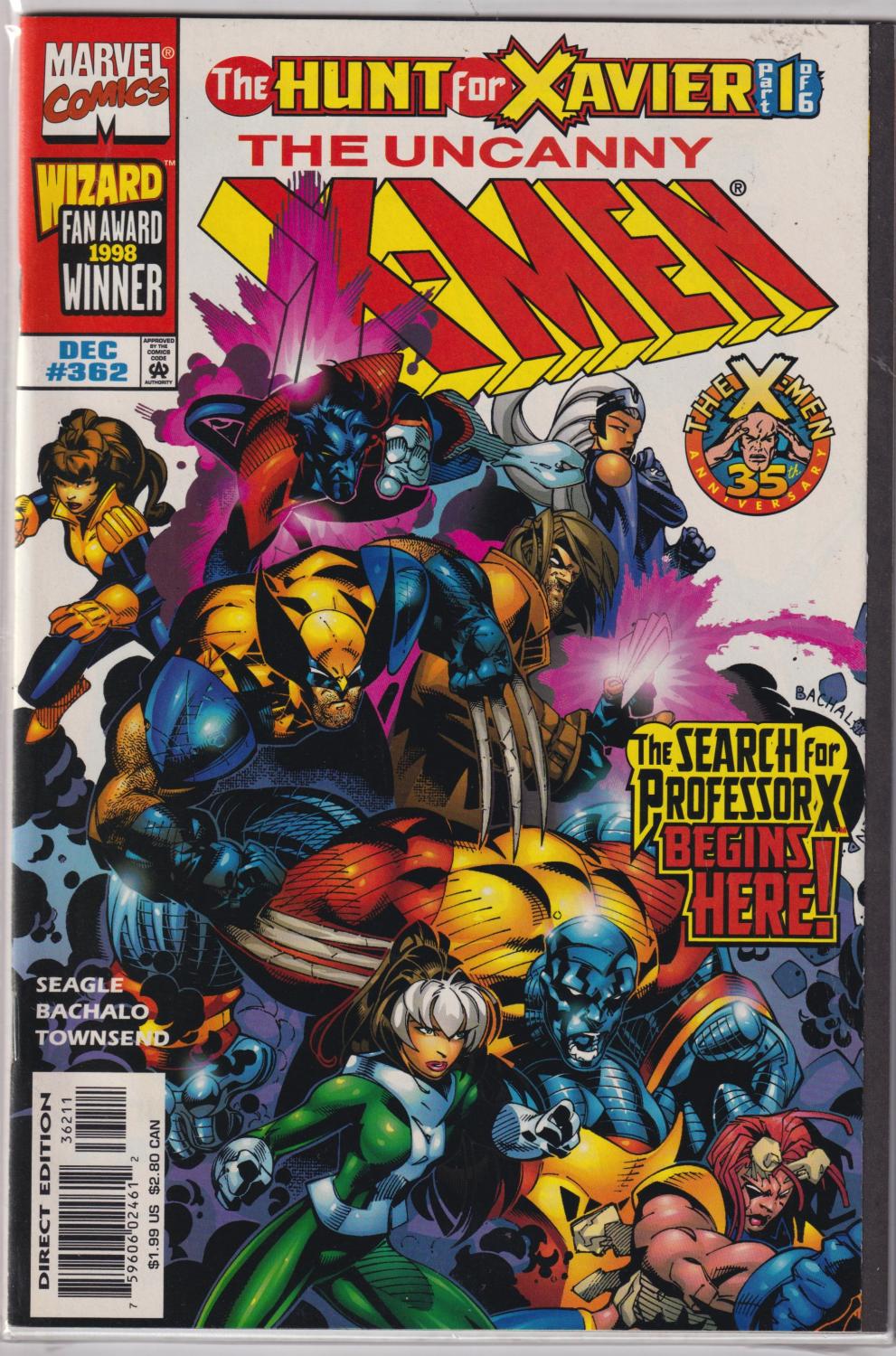 X-MEN THE HUNT FOR XAVIER 6-PART COMPLETE SET