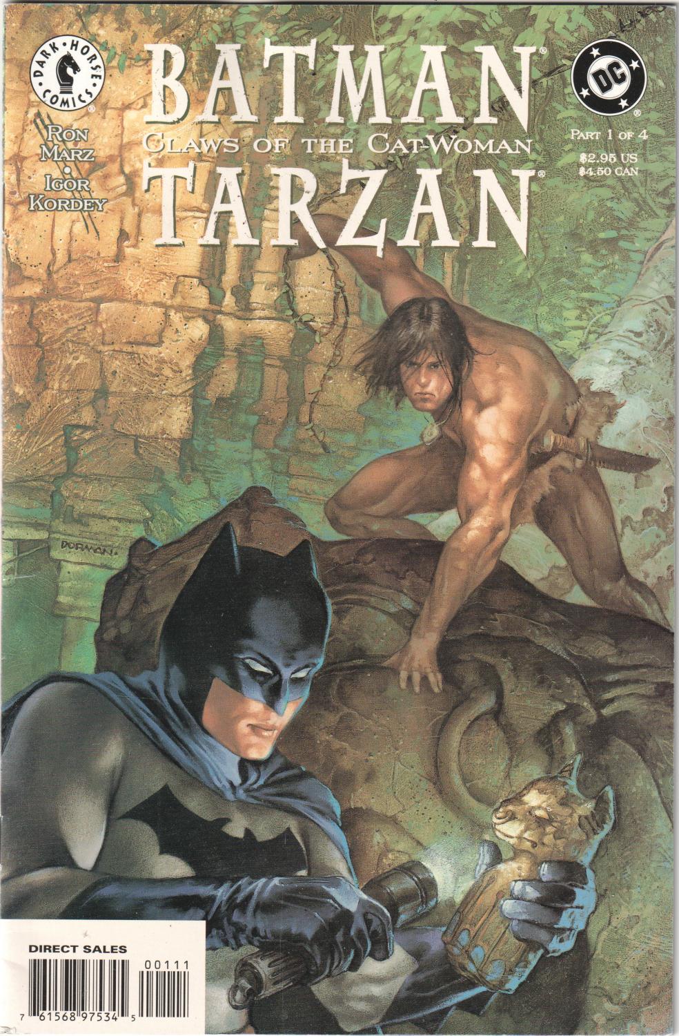 BATMAN TARZAN CLAWS OF THE CATWOMAN 1-4 COMPLETE SET