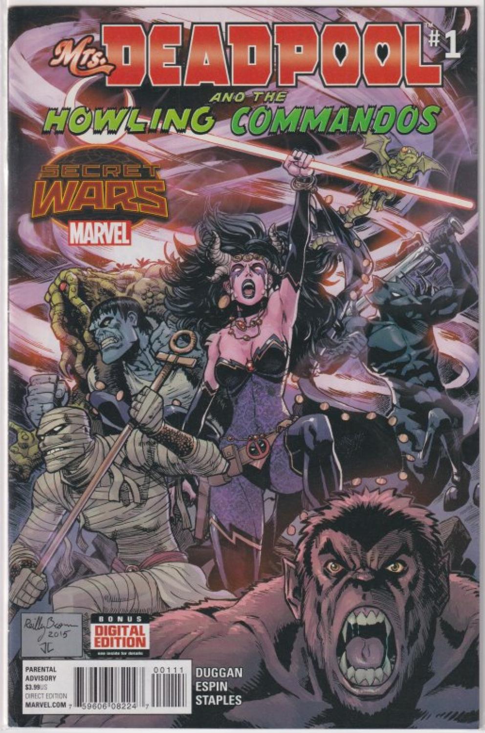 MRS. DEADPOOL AND THE HOWLING COMMANDOS 1-4 COMPLETE SET