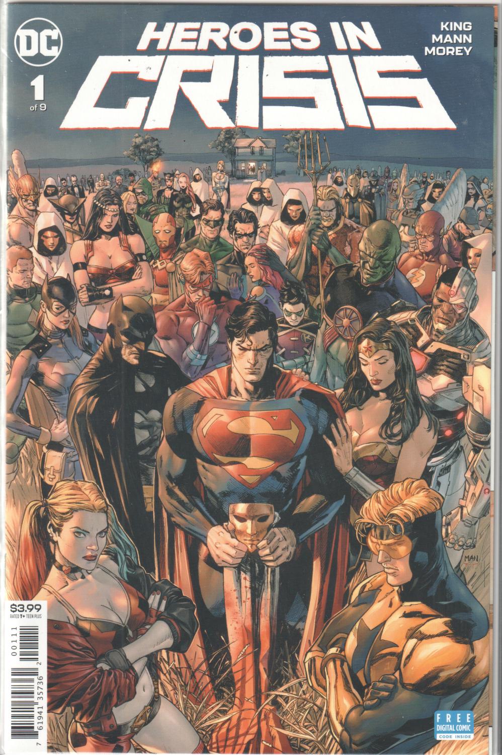 HEROES IN CRISIS 1-9 COMPLETE SET