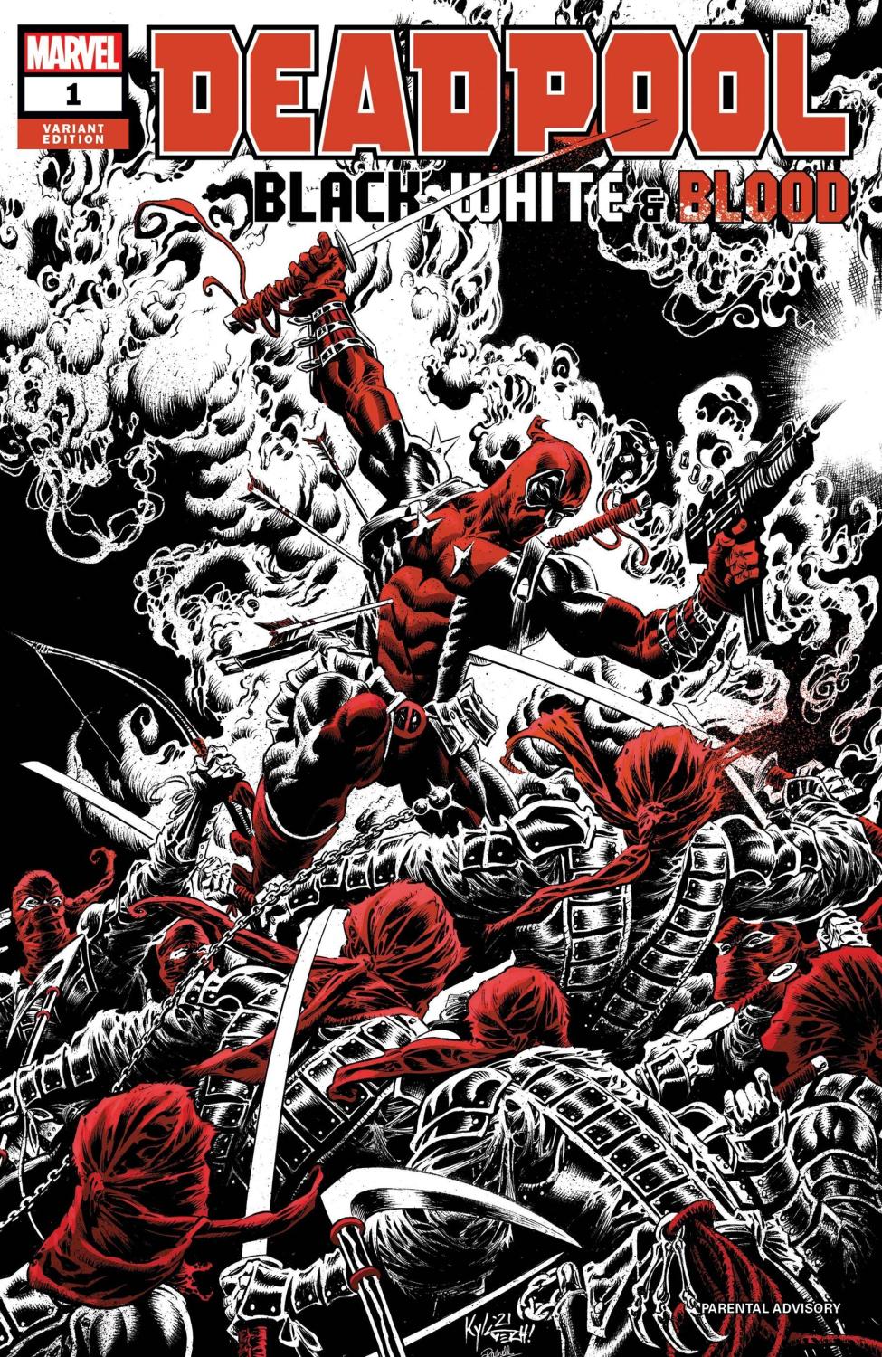 DEADPOOL BLACK WHITE BLOOD #1 (OF 5)