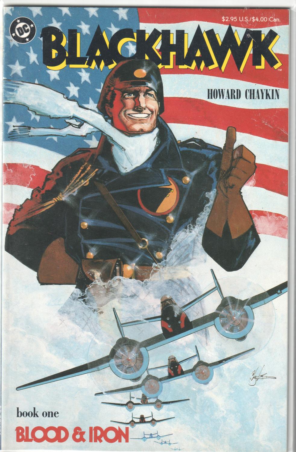 BLACKHAWK by HOWARD CHAYKIN 1-3 COMPLETE SET DC 1988