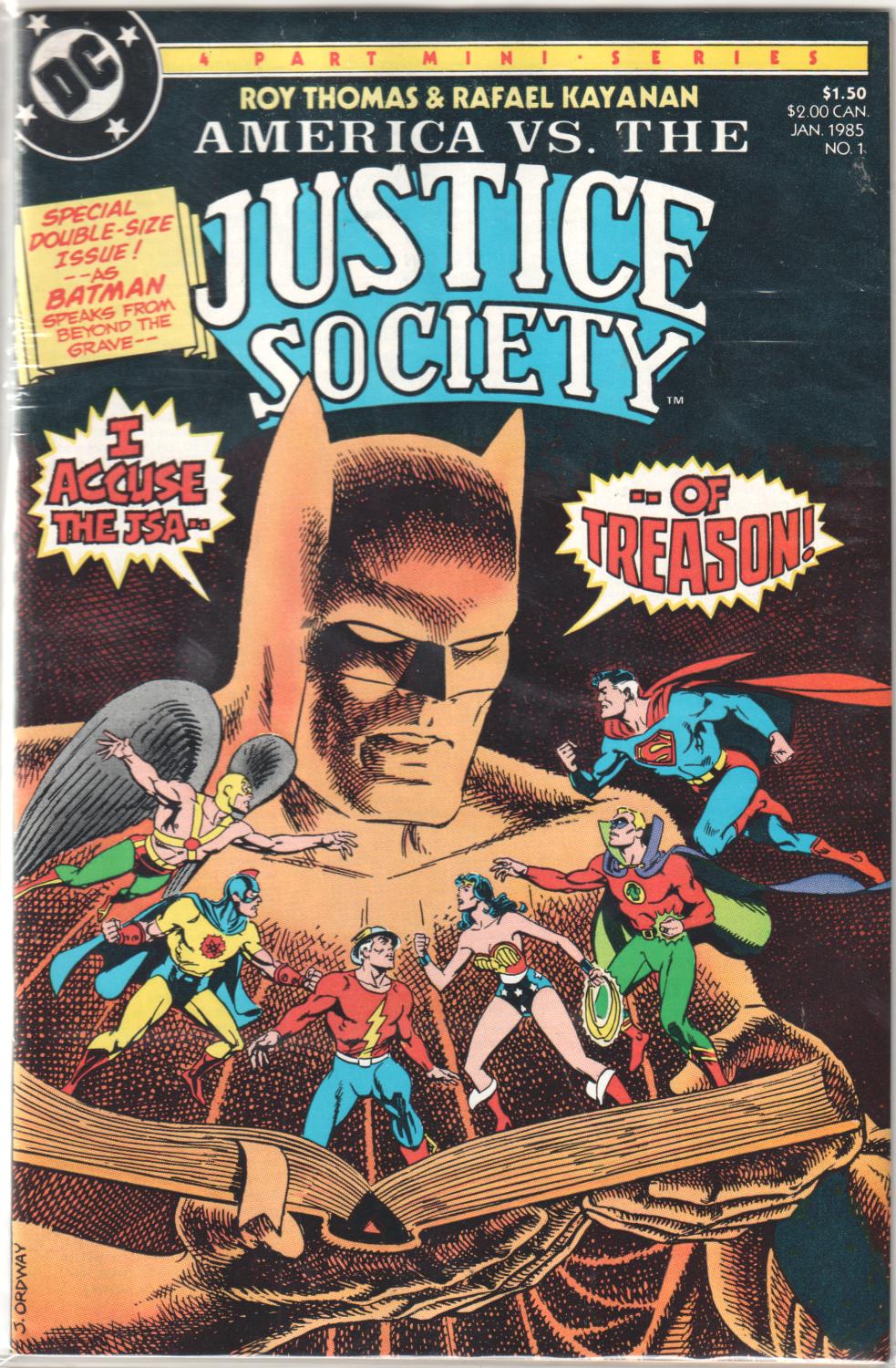 AMERICA VS THE JUSTICE SOCIETY 1-4 COMPLETE SET