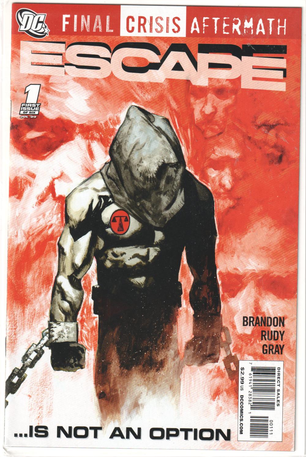 FINAL CRISIS AFETRMATH ESCAPE 1-6 COMPLETE SET