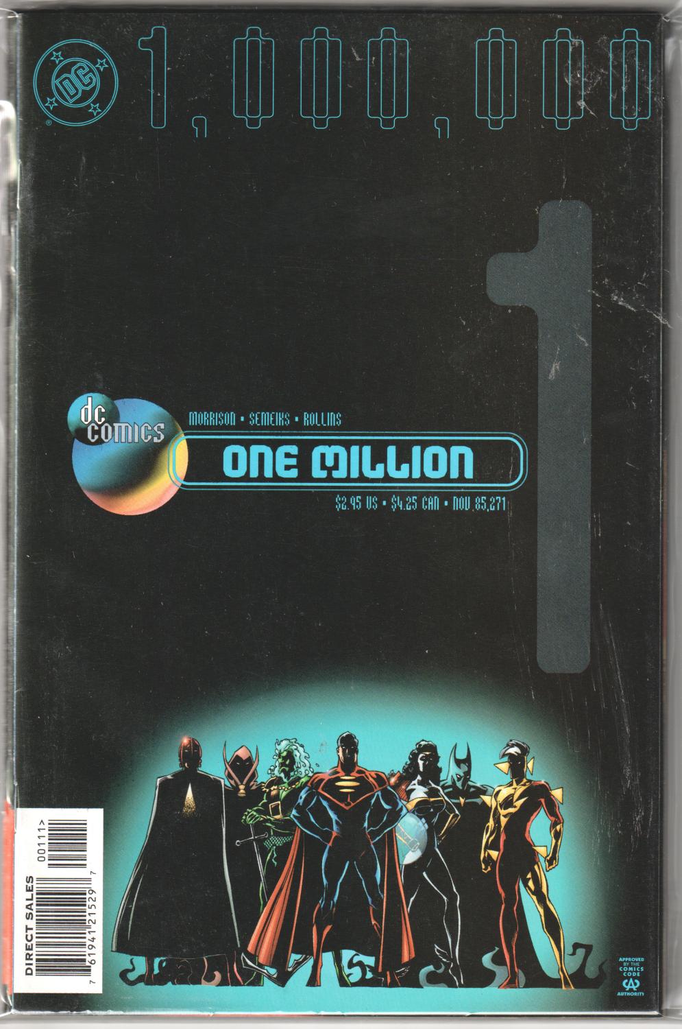 DC 1000000 ONE MILLION 1-4 COMPLETE SET