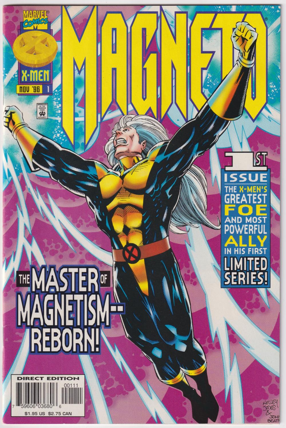 MAGNETO #1-4 COMPLETE SET MARVEL 1996