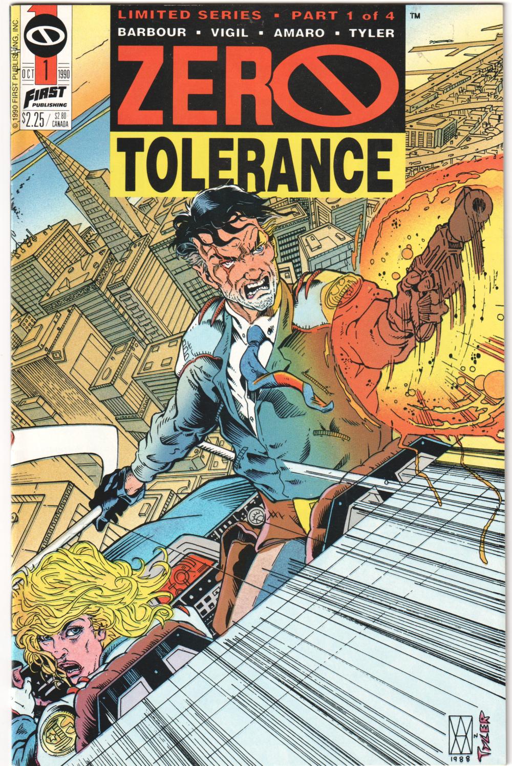 ZERO TOLERANCE #1-4 COMPLETE SET