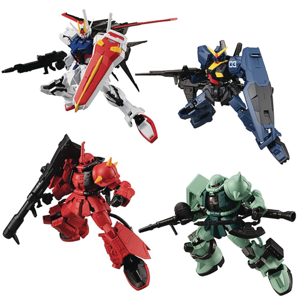 MOBILE SUIT GUNDAM G FRAME V10 SHOKUGAN 5PC MINI FIG ASST