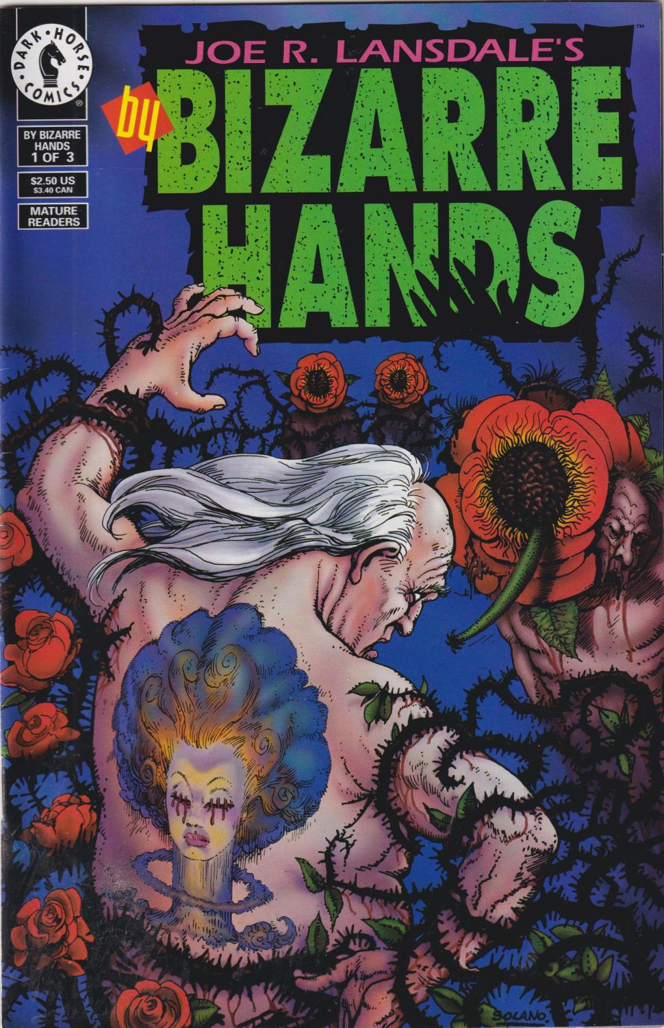 BY BIZARRE HANDS #1-3 DARK HORSE 1994 COMPLETE SET