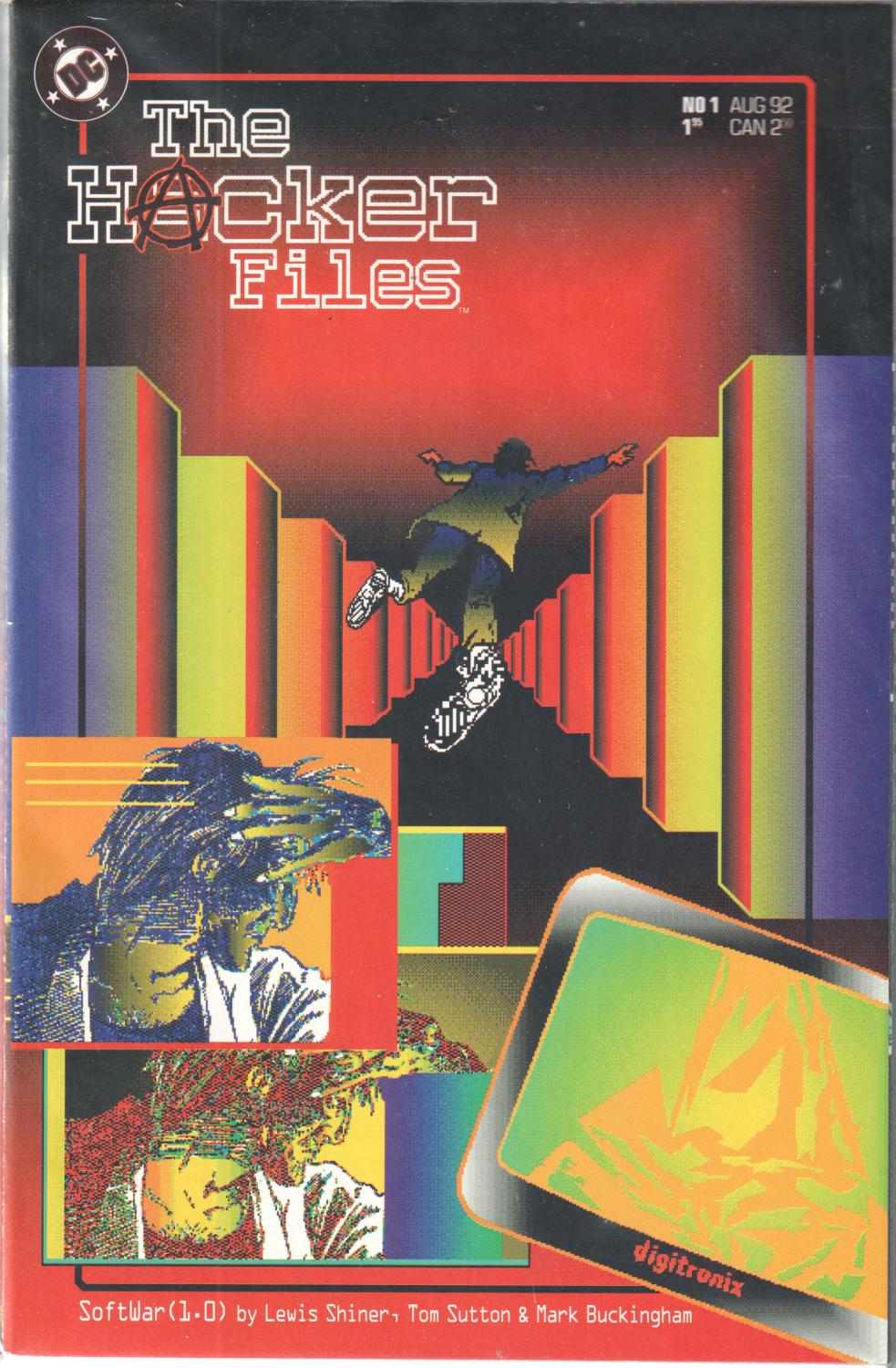 HACKER FILES #1-12 DC 1992 COMPLETE SET