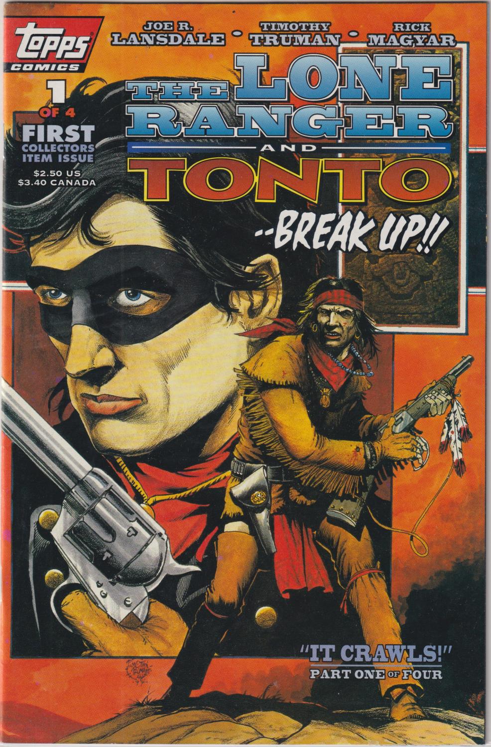 LONE RANGER AND TONTO BREAK UP #1-4 COMPLETE SET