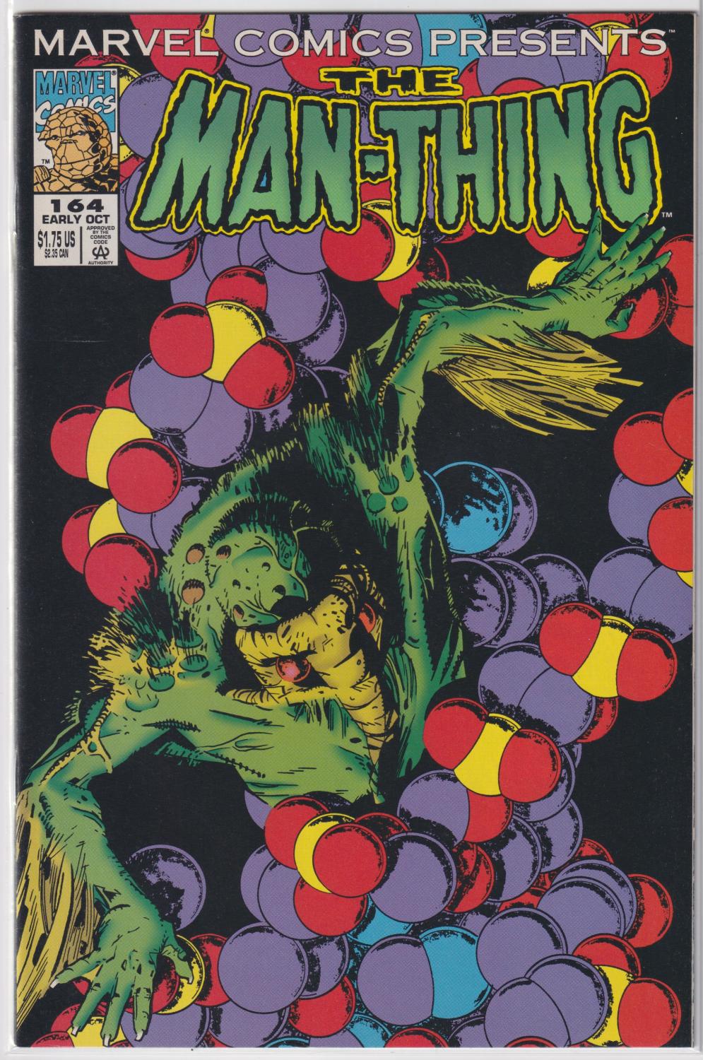 BEHOLD THE MAN-THING MCP 164-167 COMPLETE SET