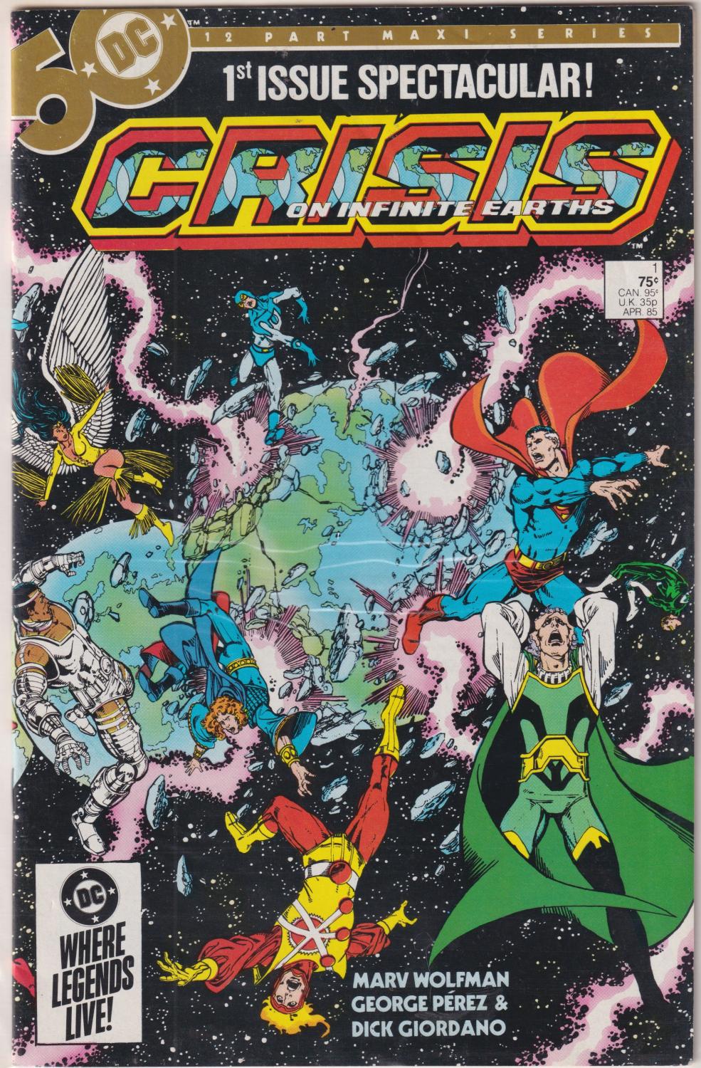 CRISIS ON INFINITE EARTHS #1-12 COMPLETE SET