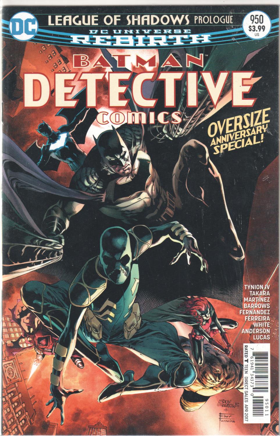 LEAGUE OF SHADOWS DETECTIVE COMICS 950-956 COMPLETE SET