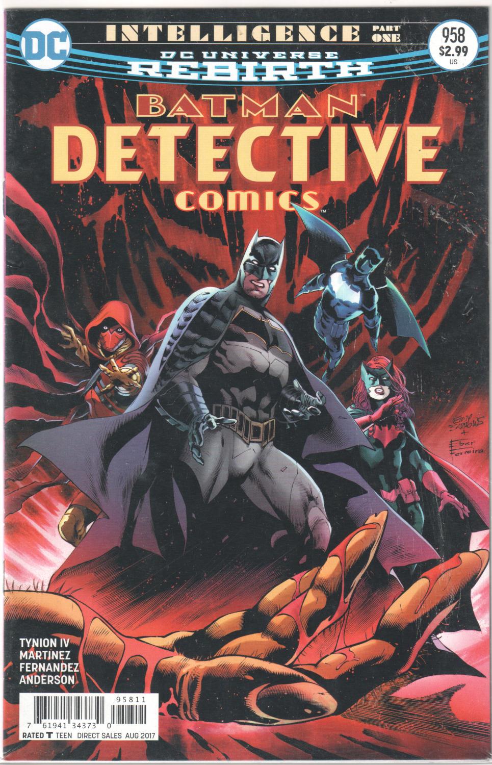 INTELLIGENCE DETECTIVE COMICS 958-962 COMPLETE SET