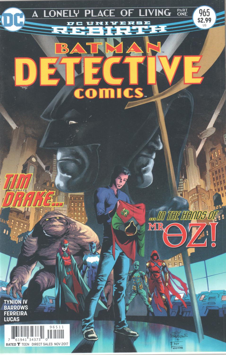 A LONELY PLACE OF LIVING DETECTIVE COMICS 965-968 COMPLETE SET