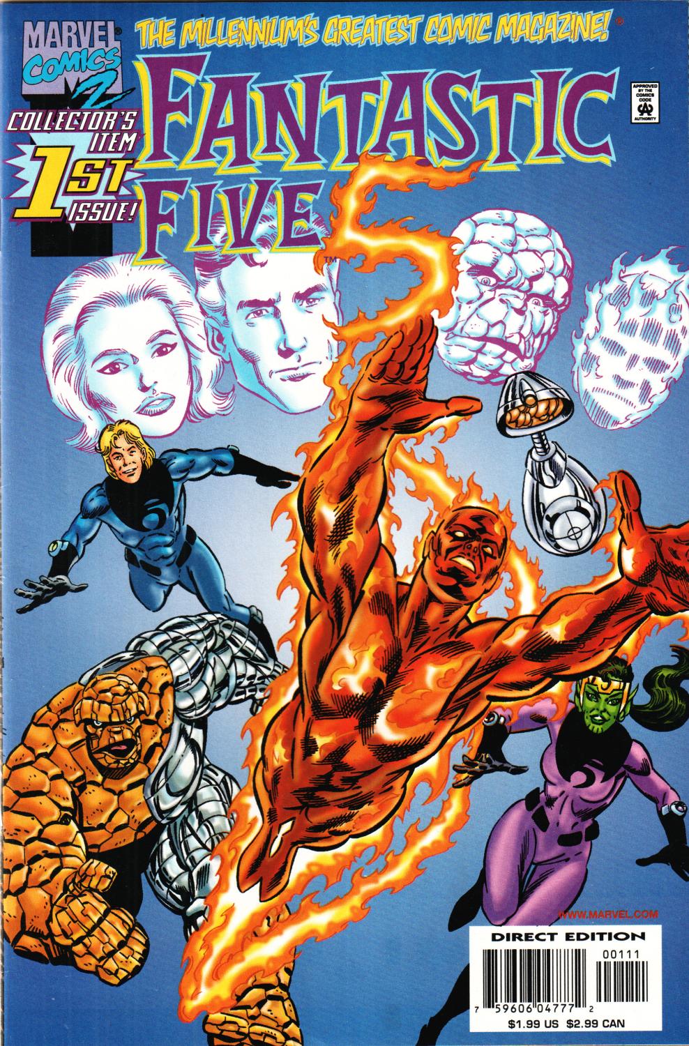 FANTASTIC FIVE #1-5 2007 COMPLETE SET