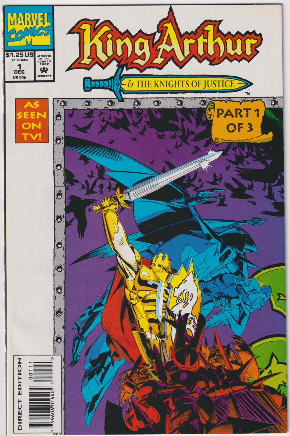 KING ARTHUR & KNIGHTS O/ JUSTICE #1-3 COMPLETE SET