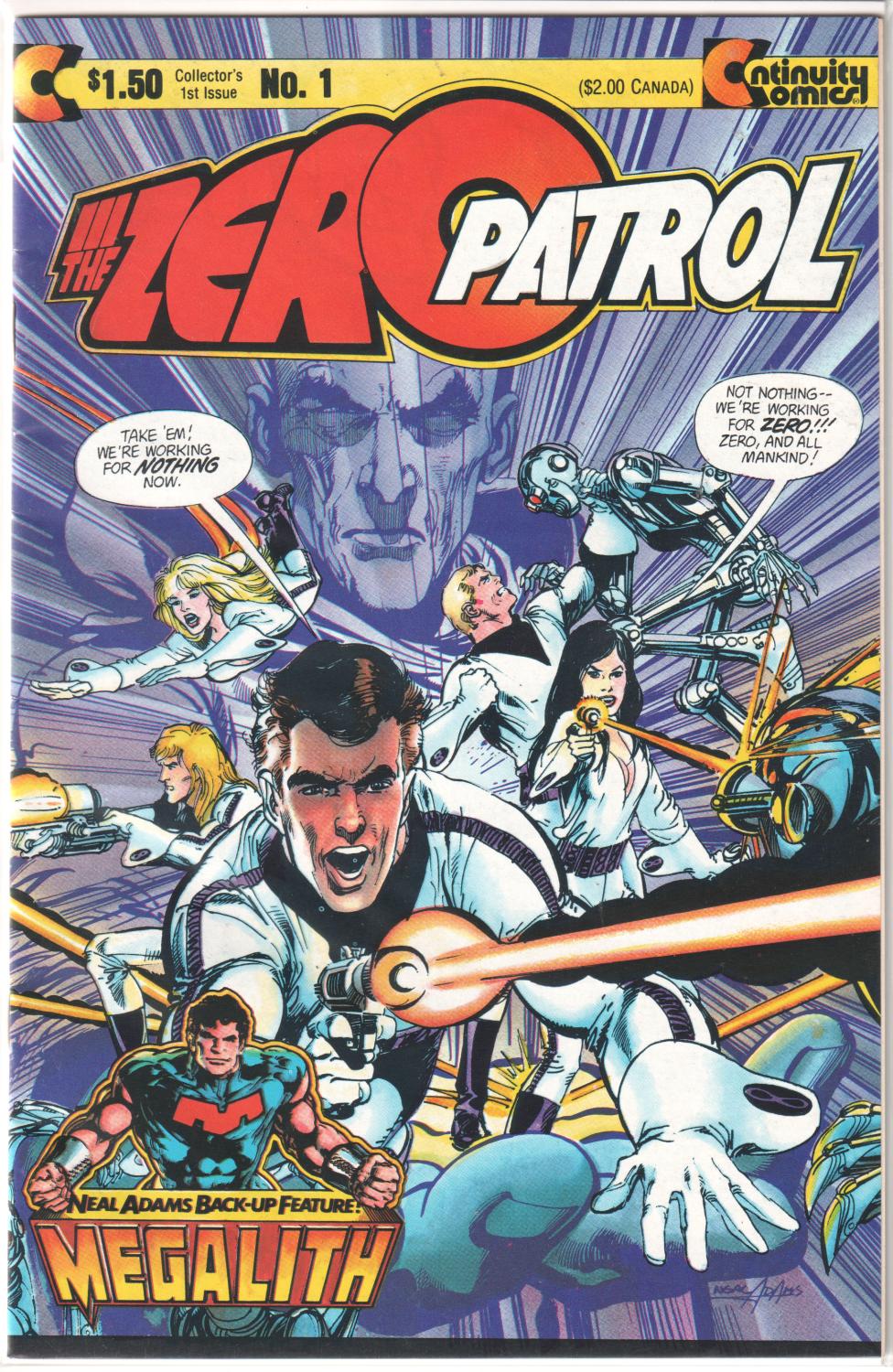 ZERO PATROL 1-5 COMPLETE SET