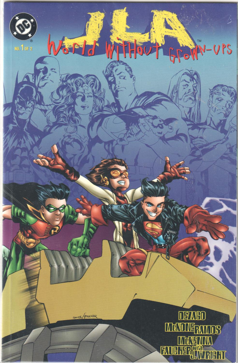 JLA WORLD WITHOUT GROWN-UPS 1-2 COMPLETE SET