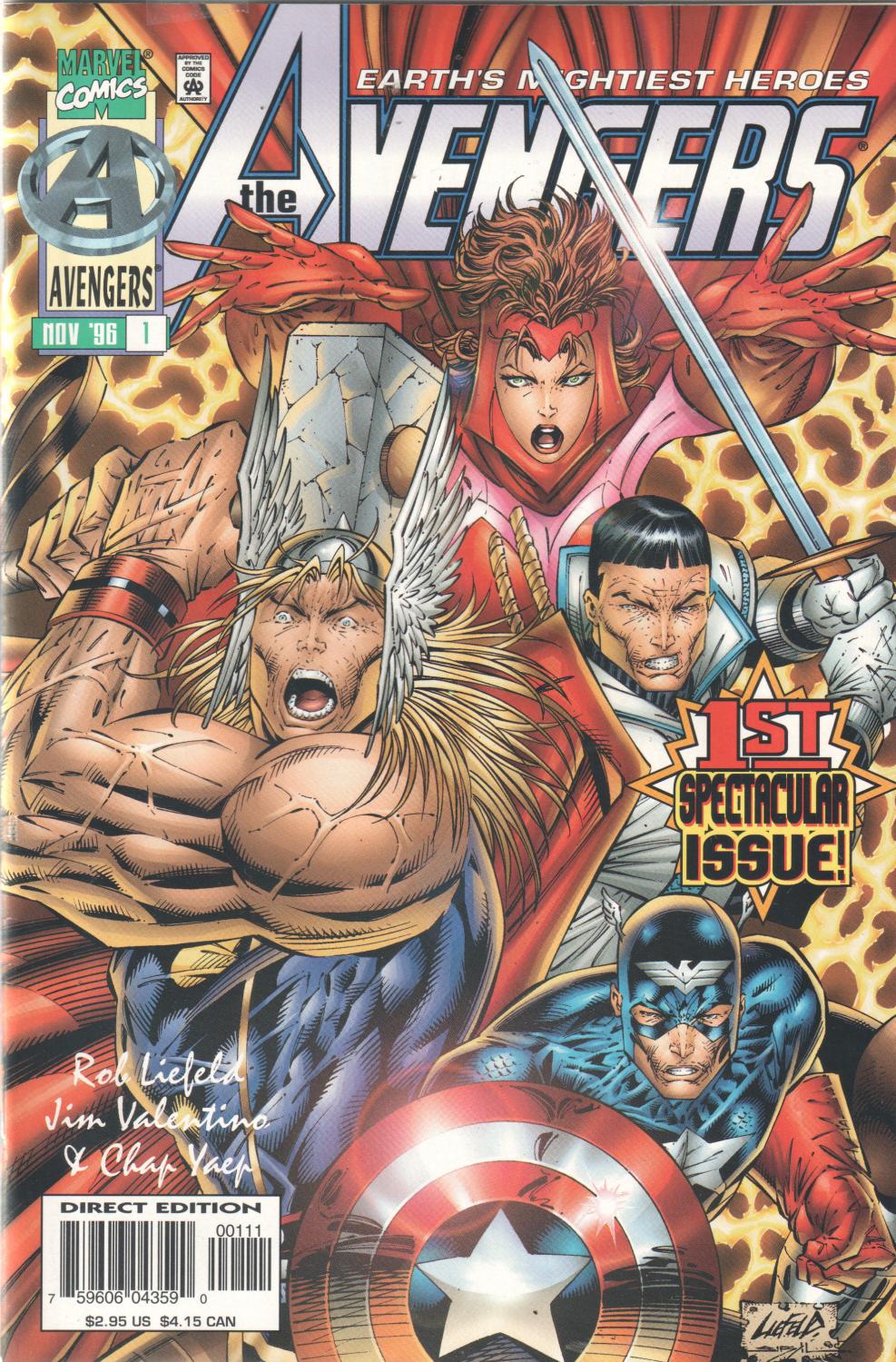 AVENGERS 1996 #1-13 COMPLETE SERIES SET