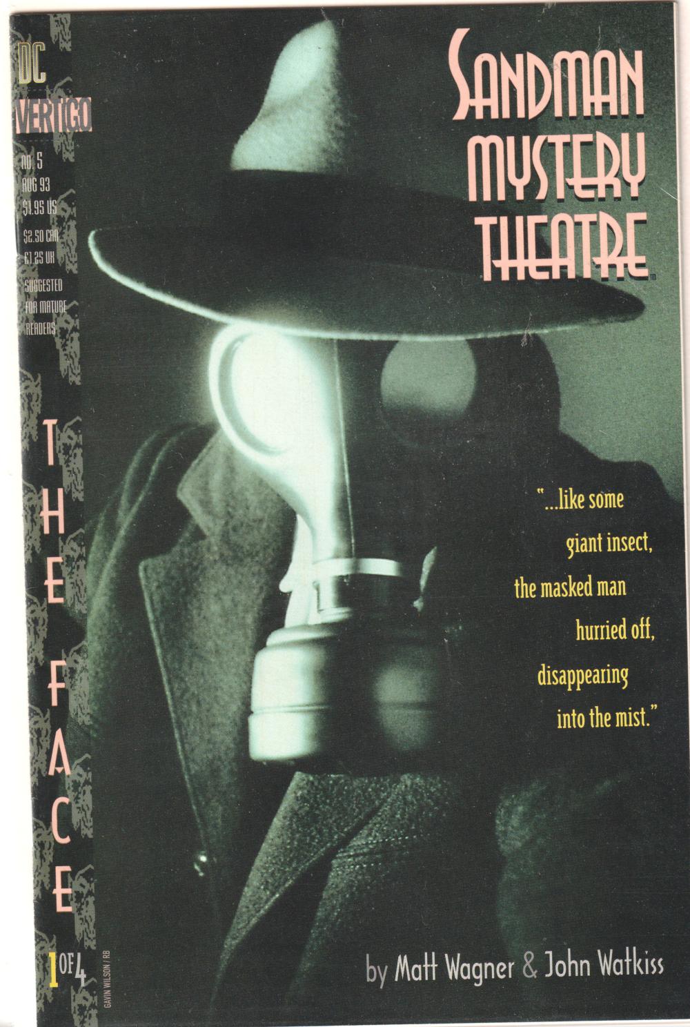 SANDMAN MYSTERY THEATRE THE FACE #5-8 COMPLETE SET