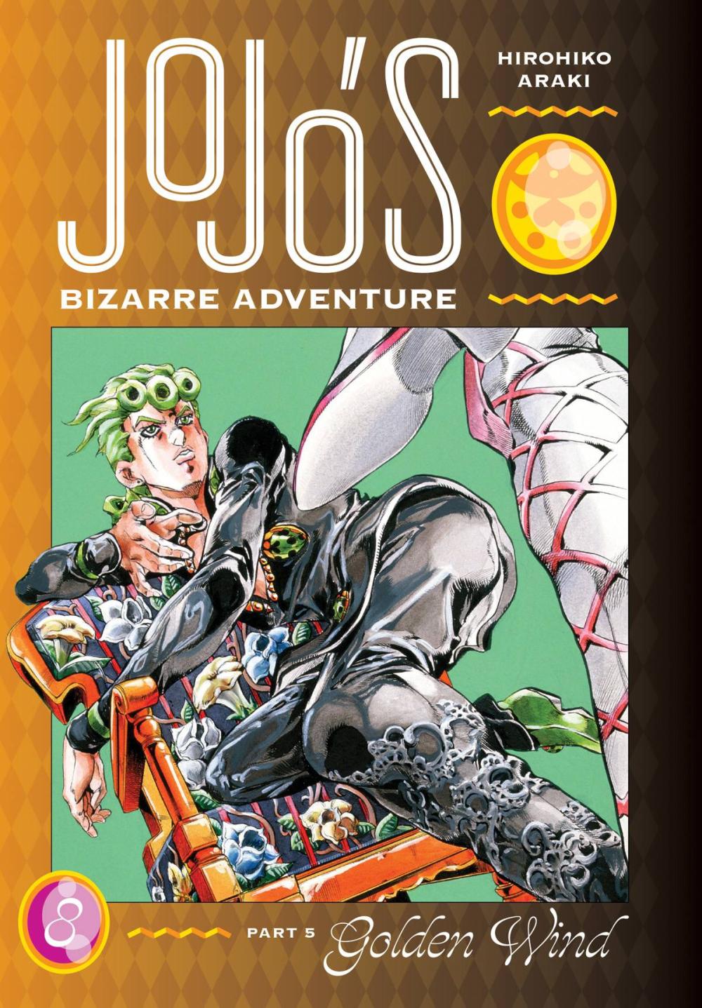 JOJOS BIZARRE ADV PT 5 GOLDEN WIND HC VOL 08