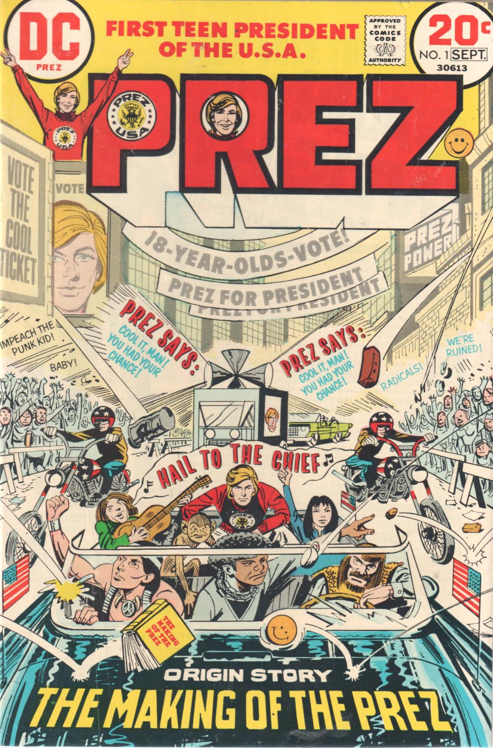 PREZ 1973 #1-4 COMPLETE SET