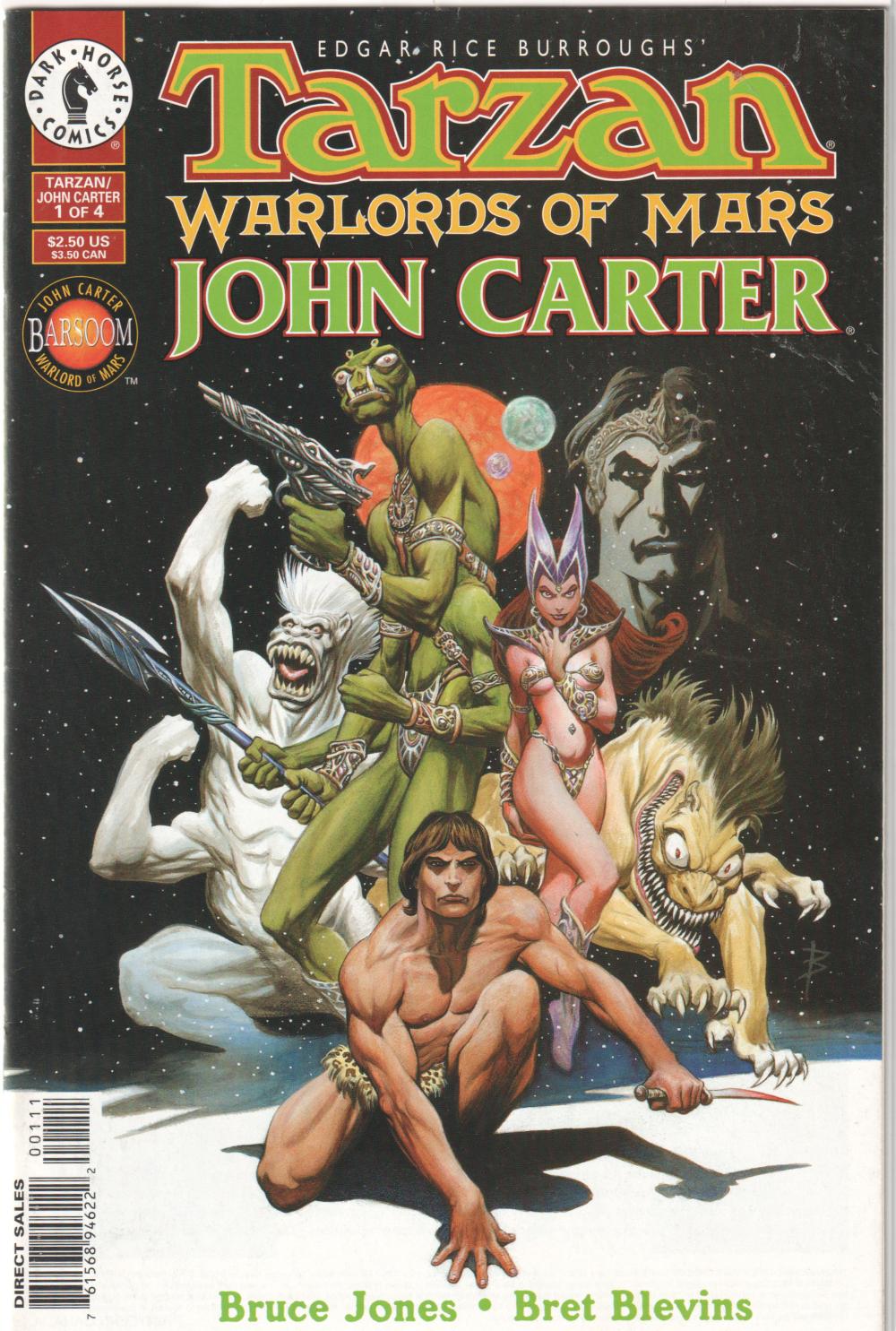 TARZAN & JOHN CARTER WARLORDS OF MARS 1-4 COMPLETE SET