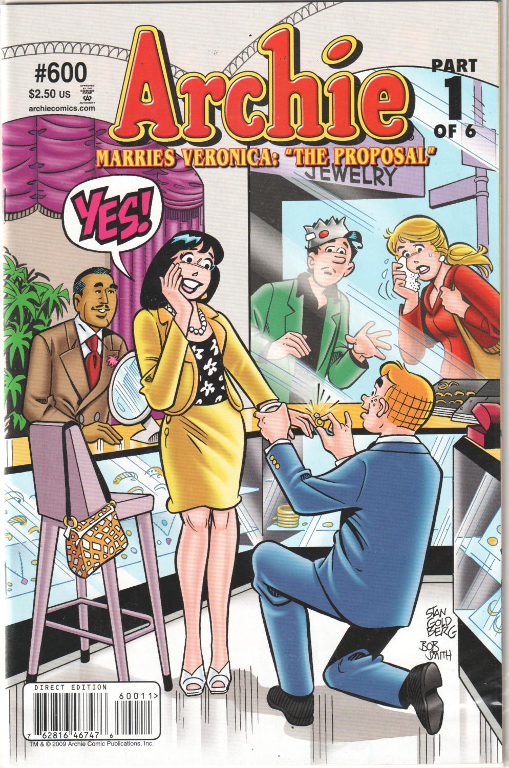 WILL YOU MARRY ME? ARCHIE 600-606 COMPLETE SET