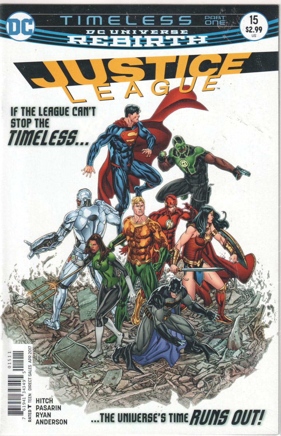 TIMELESS JUSTICE LEAGUE 15-19 COMPLETE SET