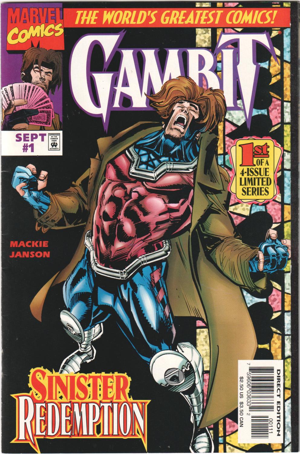 GAMBIT #1-4 2ND SERIES 1997 COMPLETE SET