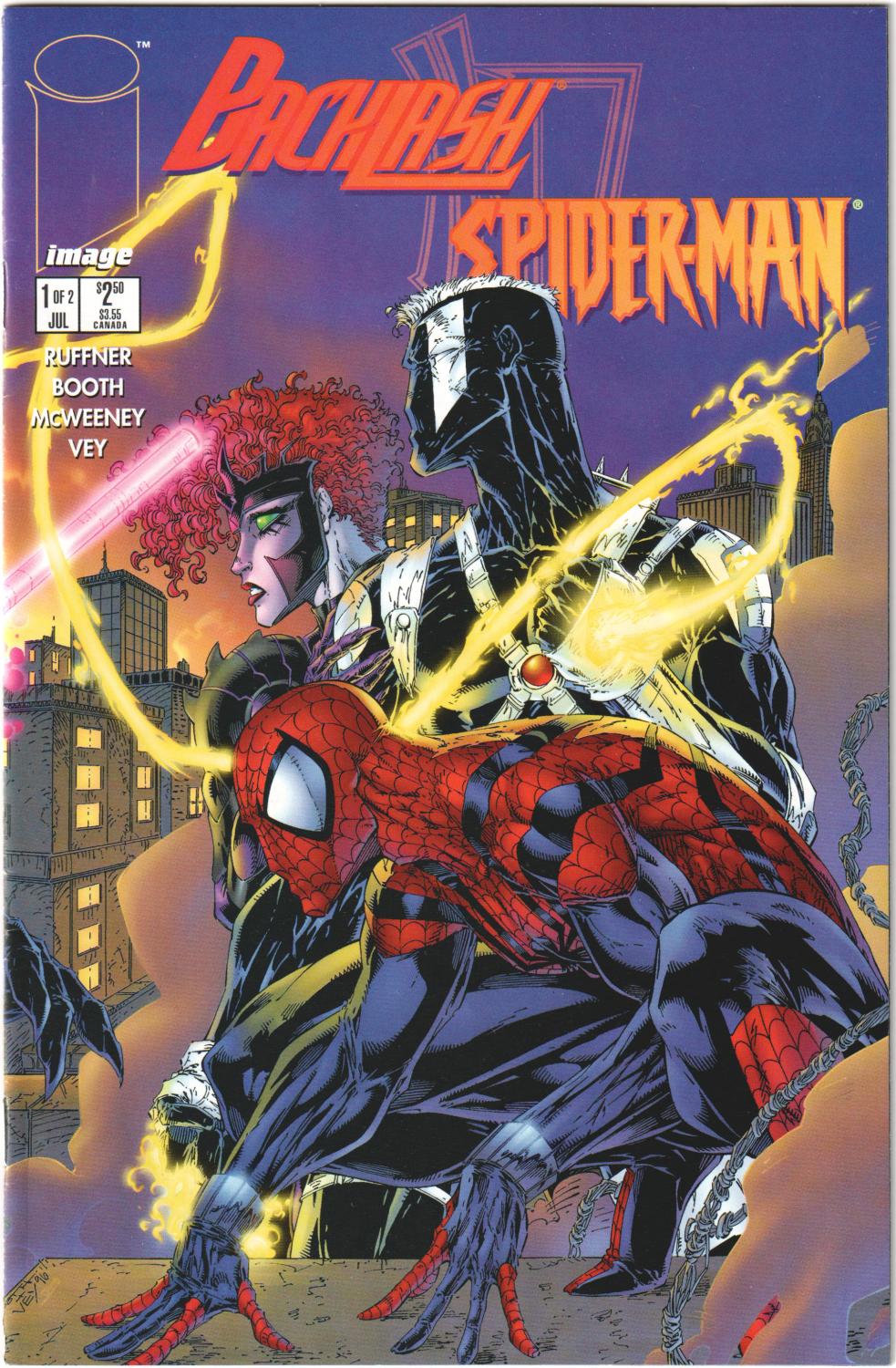 BACKLASH SPIDER-MAN 1 & 2 COMPLETE SET