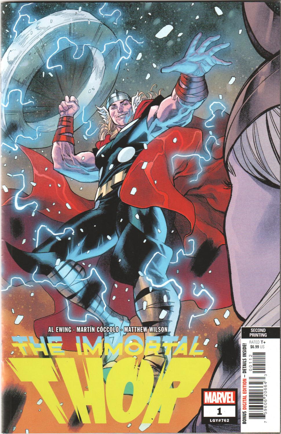 IMMORTAL THOR #1 2ND PTG MARTIN COCCOLO VAR