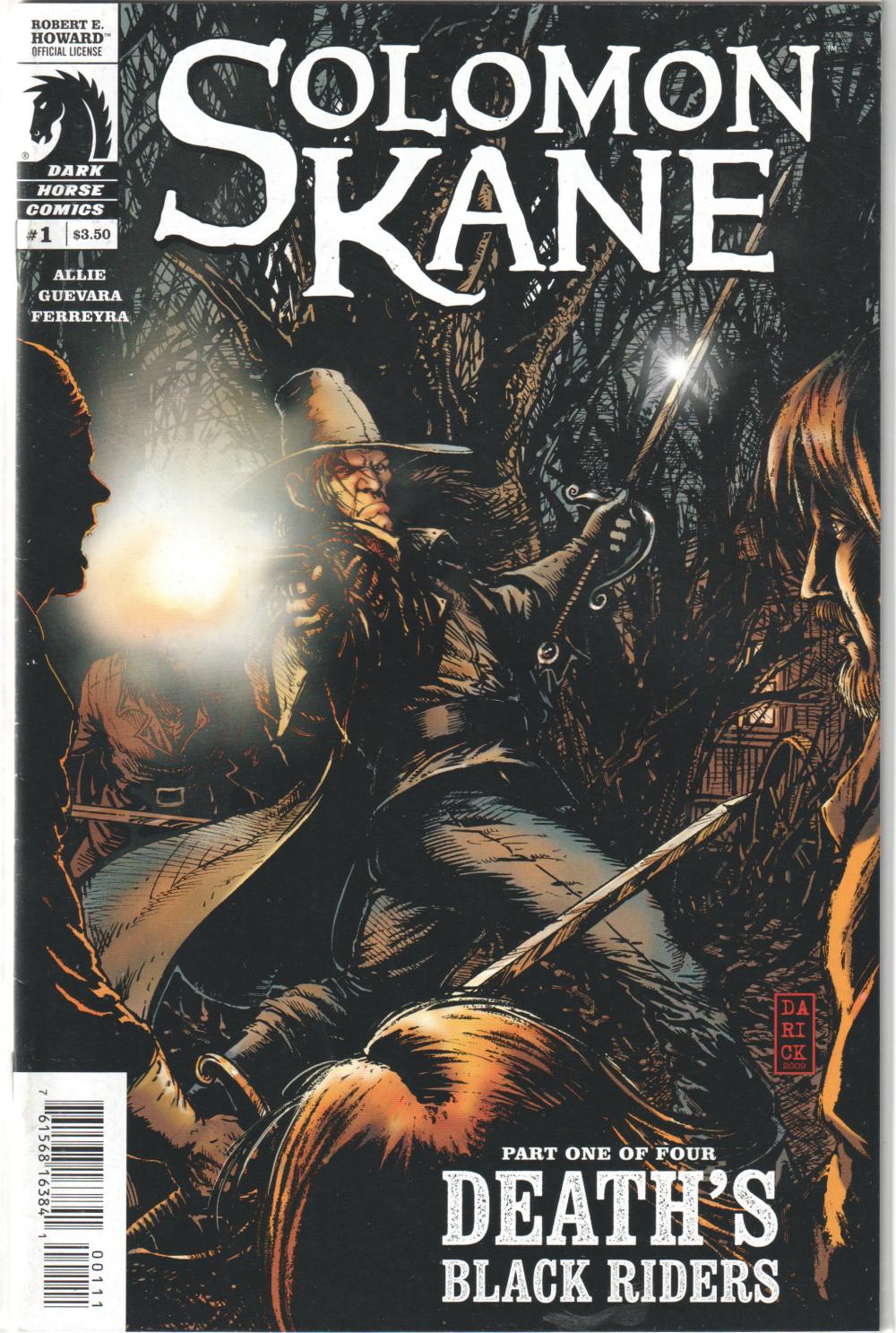 SOLOMON KANE DEATH'S BLACK RIDERS #1-4 2010 COMPLETE SET