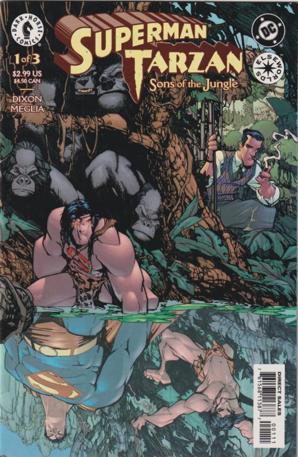 SUPERMAN TARZAN SONS OF THE JUNGLE 1-3 COMPLETE SET