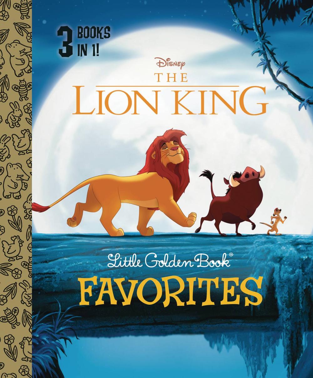 DISNEY LION KING FAVORITES LITTLE GOLDEN BOOK HC