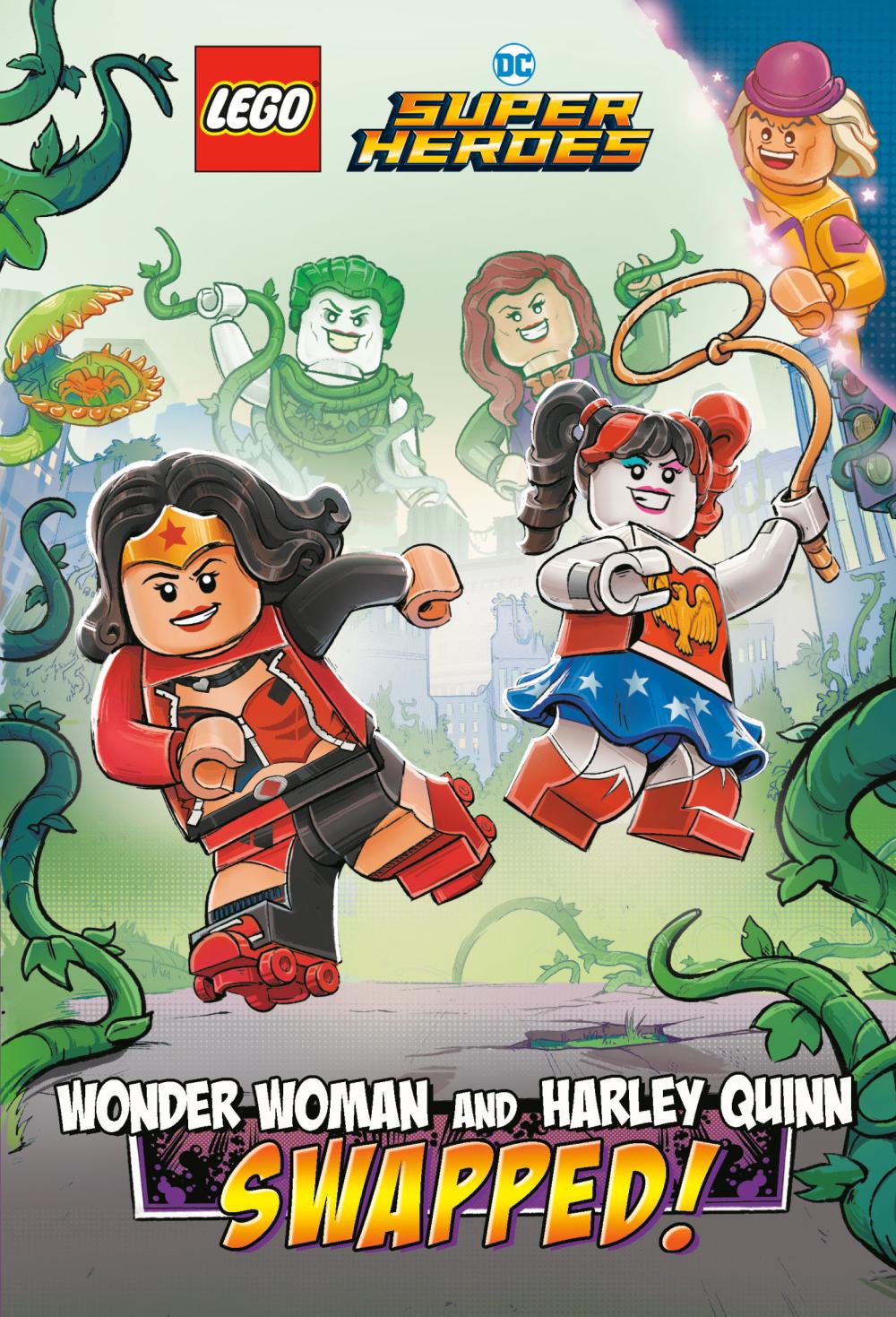 WONDER WOMAN AND HARLEY QUINN SWAPPED LEGO DC COMICS SUPER HEROES CHAPTER BOOK #2