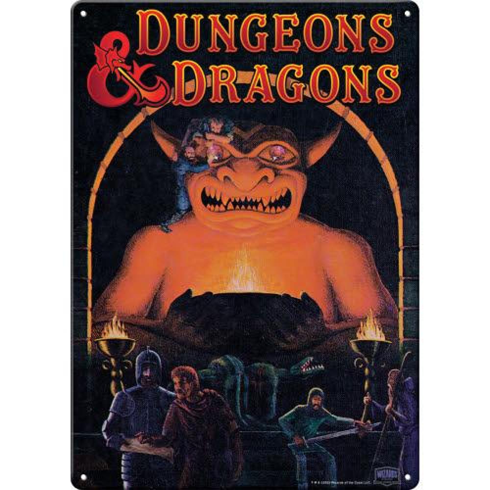 DnD PLAYER'S HANDBOOK METAL SIGN