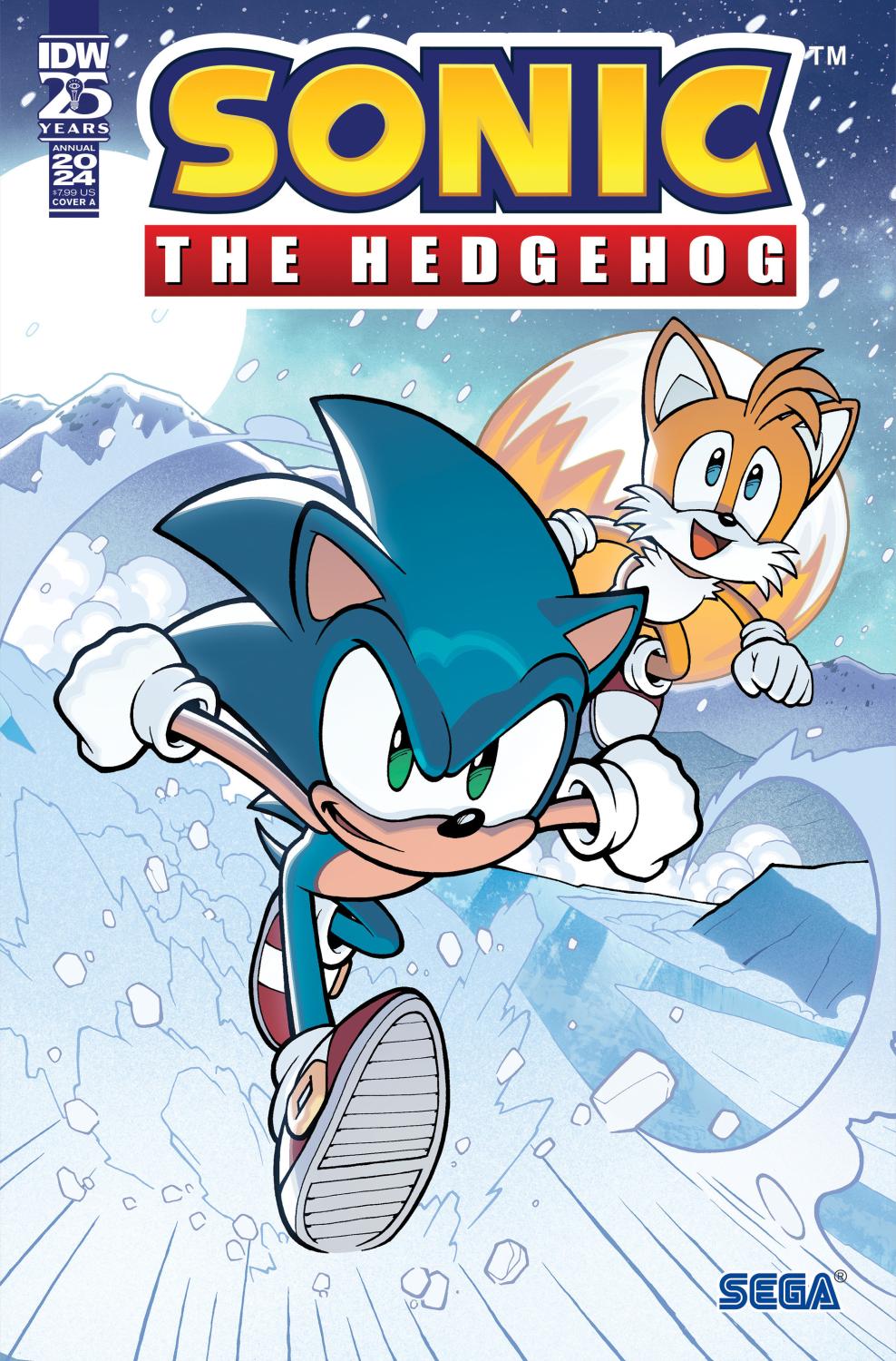 SONIC THE HEDGEHOG ANNUAL 2024 COVER A LAWRENCE CVR A