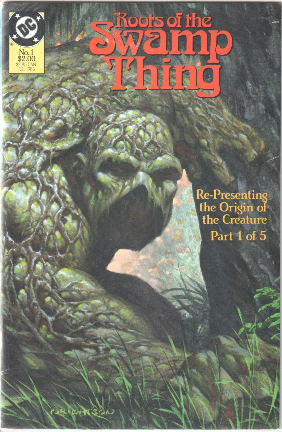 ROOTS OF THE SWAMP THING 1-5 SOMPLETE SET