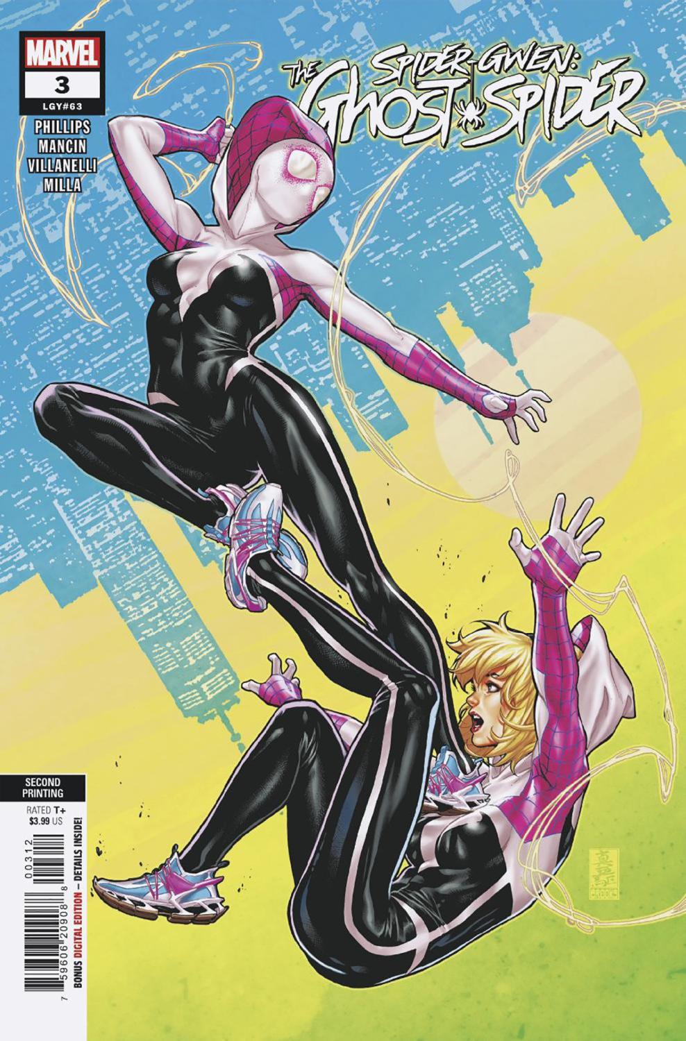 SPIDER-GWEN THE GHOST-SPIDER #3 MARK BROOKS 2ND PRINTING VAR DPWX CVR A