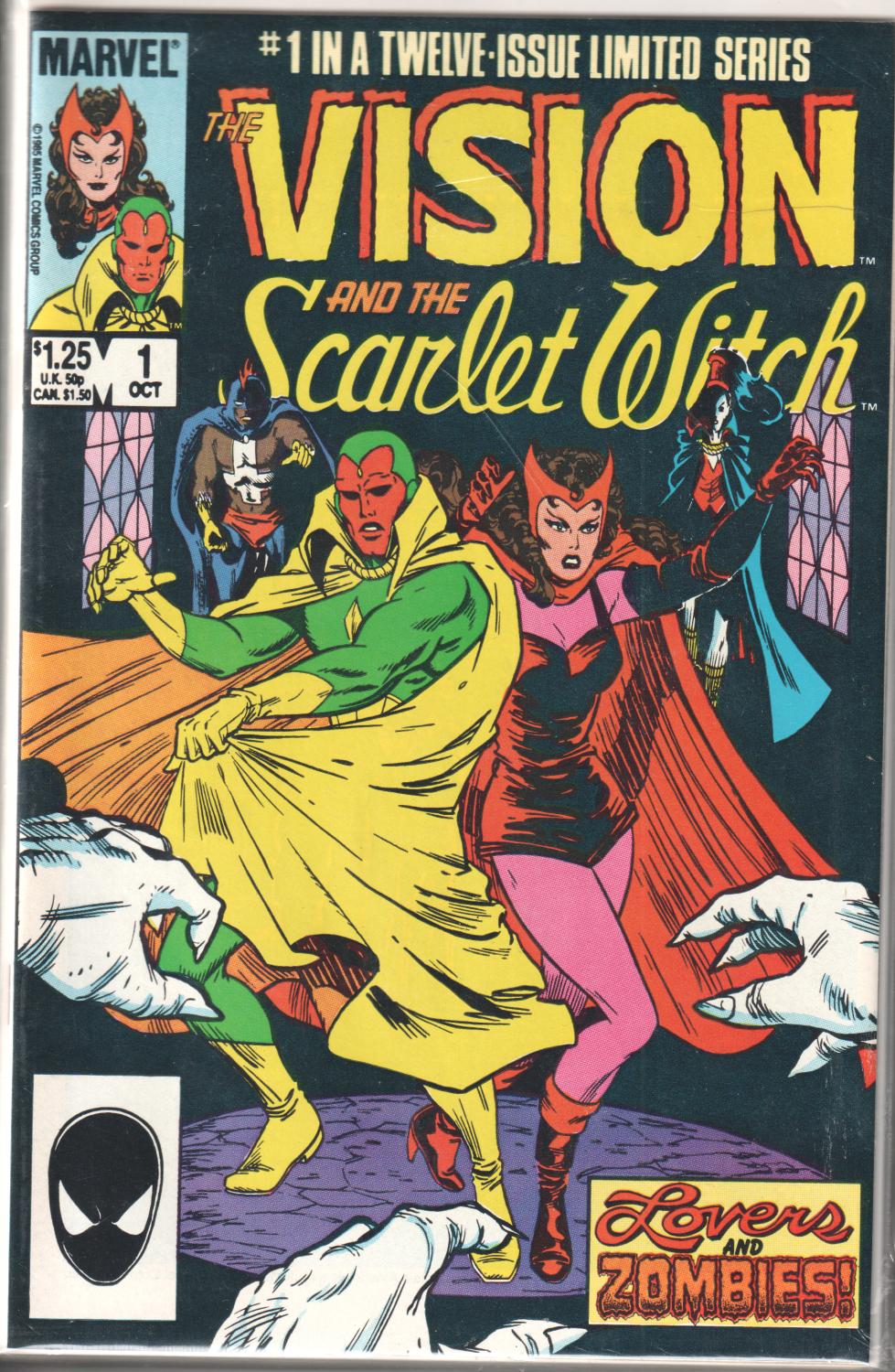 VISION & THE SCARLET WITCH #1-12 COMPLETE SET MARVEL 1985