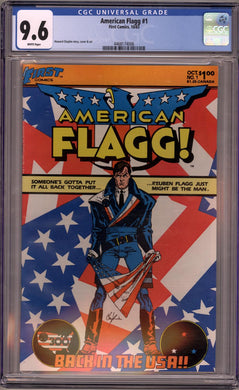 AMERICAN FLAGG #1 CGC 9.6 NM+