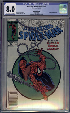 AMAZING SPIDER-MAN #301 CGC 8.0 VF NEWSSTAND EDITION